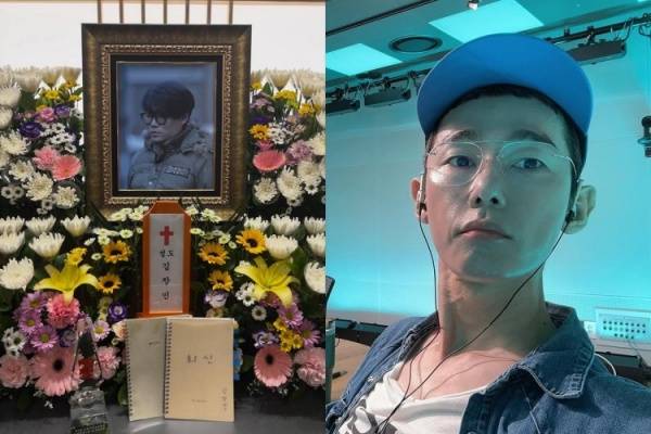 故 김창민 감독 빈소, 허지웅 / 사진=인스타그램