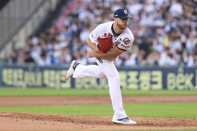 ▲ 올 시즌 메이저리그 복귀 여부가 관심을 모으는 콜어빈 ⓒ 두산 베어스