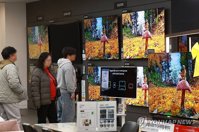 삼성전자 TV [연합뉴스 자료사진]
