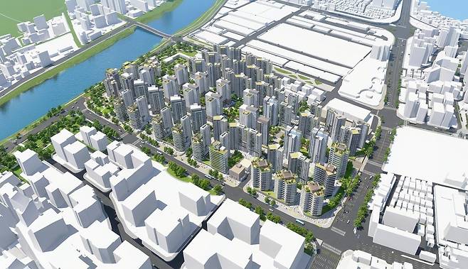 송파 올림픽훼밀리타운 재건축사업 예상 조감도 [서울시 제공. 재판매 및 DB 금지]