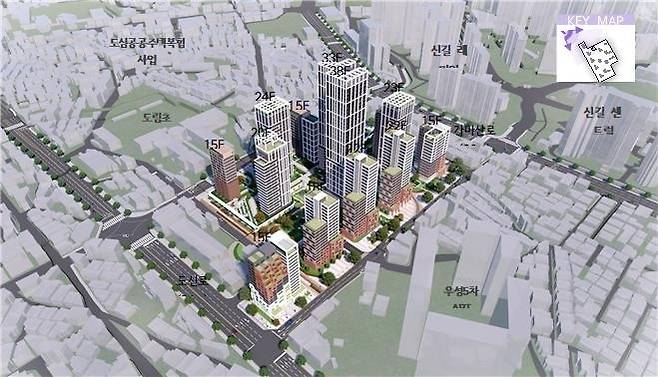 신길 16-2구역 주택정비형 재개발사업 예상 조감도 [서울시 제공. 재판매 및 DB 금지]