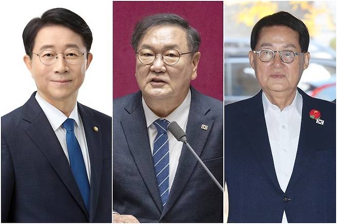 조정식·김태년·박지원./연합뉴스