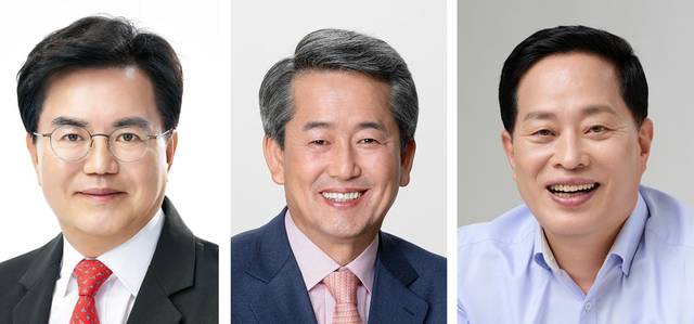국민의힘 대구 북구청장 경선 후보들 (사진 왼쪽부터) 이상길 , 박갑상, 이근수
