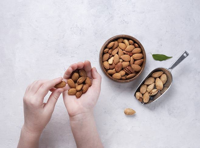 견과류를 간식으로 적당히 먹는 식습관은 당뇨병을 막는 데 도움이 된다. 사진=게티이미지뱅크