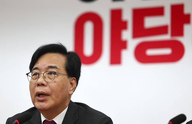 송언석 국민의힘 원내대표ⓒ뉴시스