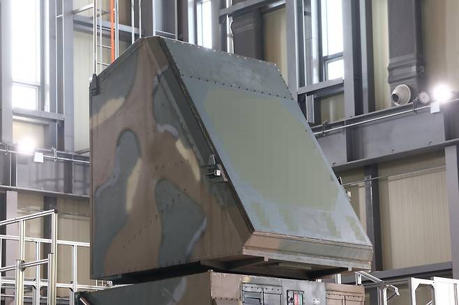 한화시스템의 천궁-II 다기능레이다(안테나군) 모습. (사진=한화시스템 제공) 2025.12.15. 뉴시스