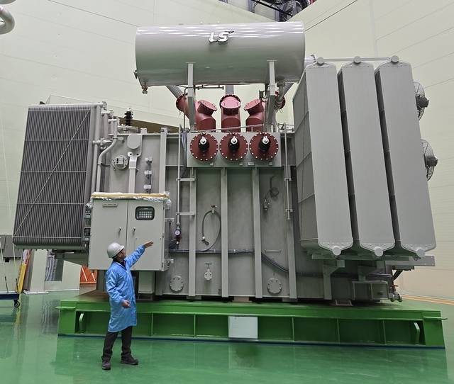 LS파워솔루션 초고압 변압기. LS파워솔루션 제공