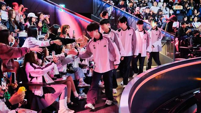 2026 LCK 리그 선두를 달리고 있는 KT 롤스터. 라이엇 게임즈 제공