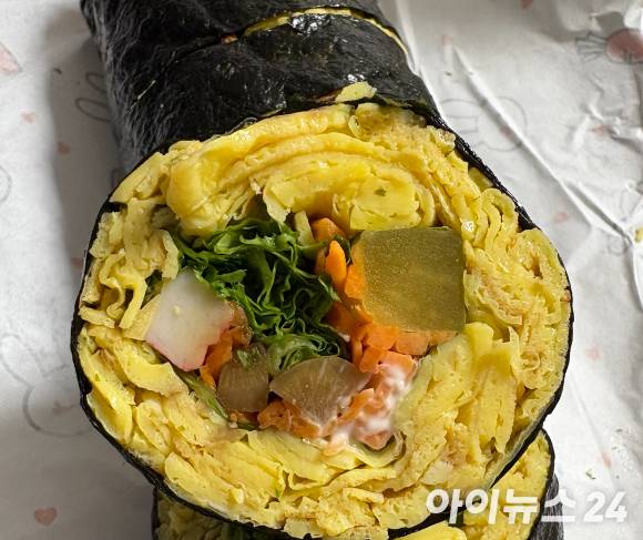 키토김밥. [사진=설래온 기자 ]