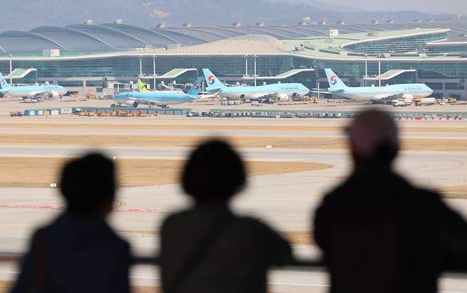 인천국제공항 계류장. 사진=최혁 기자