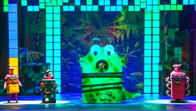 수원SK아트리움에서 선보이는 뮤지컬 ‘넘버블록스’ 스틸컷. 수원문화재단 제공