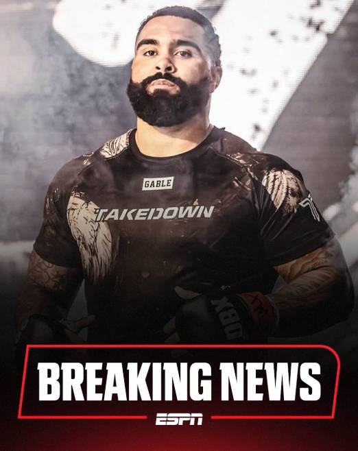 ▲ UFC와 계약한 게이블 스티브슨. ⓒESPN MMA