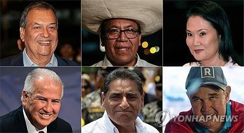 페루 대선 후보들 [AFP=연합뉴스]