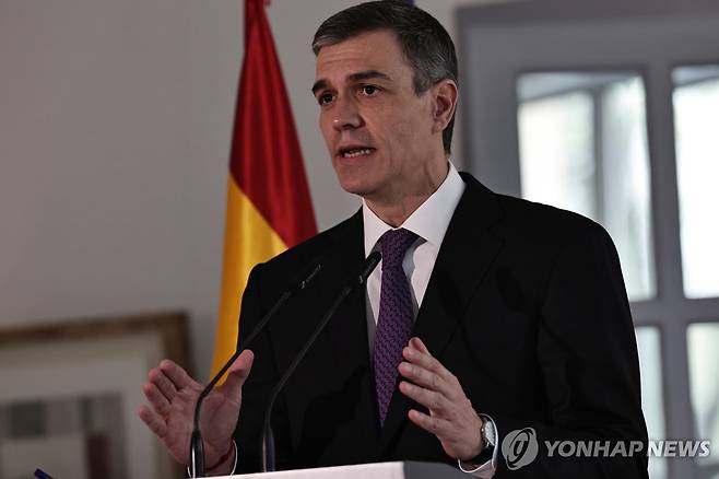 페드로 산체스 스페인 총리 [EPA=연합뉴스 자료사진]