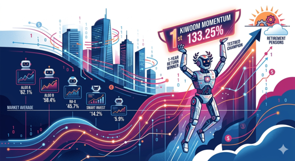 로보어드바이저가 고수익 성과를 앞세워 퇴직연금 시장에서 자금 이동을 촉발하고 있으나 변동성 리스크도 함께 부각된다. /구글Gemini로 생성