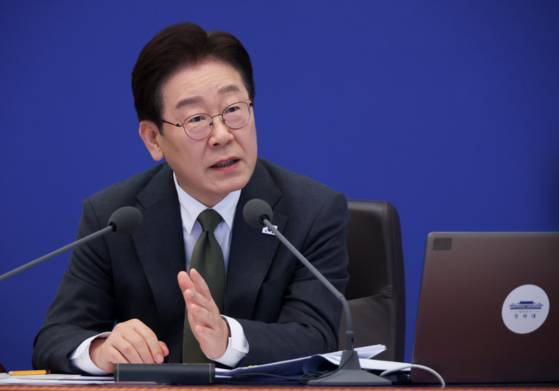 오늘(14일) 오전, 국무회의에서 발언하는 이재명 대통령〈사진=연합뉴스〉