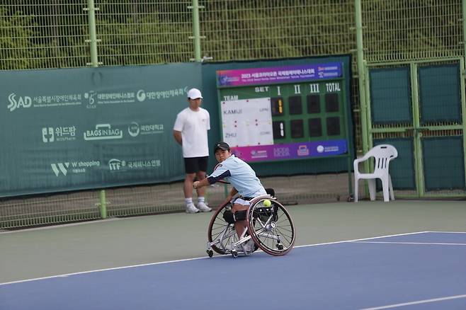 휠체어테니스 여자 단식 세계 1위 가미지 유이(일본). 테니스코리아