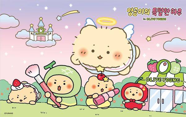 올리브영은 지난해에 이어 올해 2월에도 '망그러진 곰' 캐릭터를 활용한 대대적인 프로모션을 이어갔다. 사진 올리브영