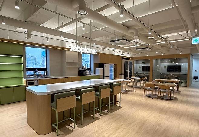 잡플래닛 라운지 전경. 사진=웍스피어 제공