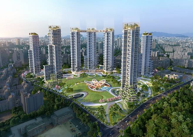 목동2단지 재건축 조감도 [디에이건축]