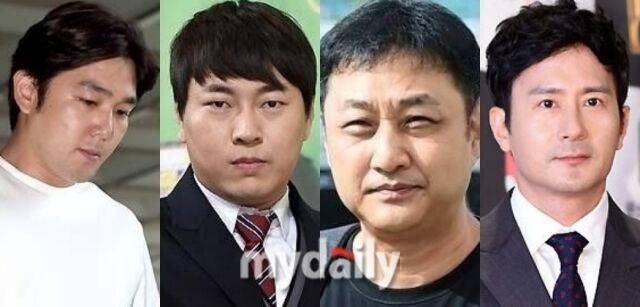 왼쪽부터 그룹 슈퍼주니어 출신 강인, 코미디언 이진호, 배우 김수용, 임형준