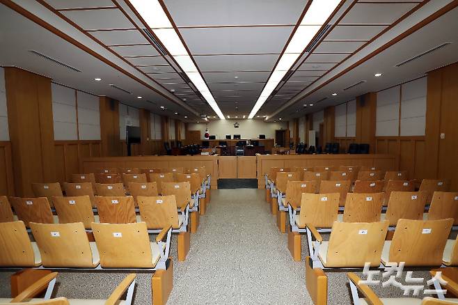 제주지방법원 201호 법정. 고상현 기자