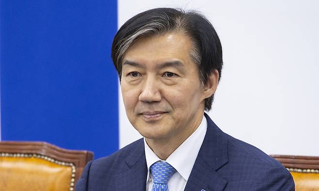 조국혁신당 조국 대표. 연합뉴스