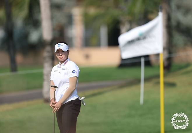 세계 랭킹 43위에 오른 김민솔. 사진 제공=KLPGA