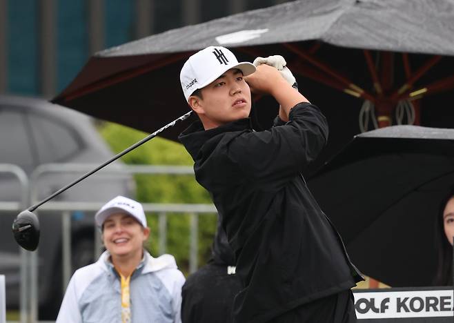 2024년 KPGA 투어를 평정했던 장유빈. 사진은 지난해 LIV 골프 활약 당시 모습. 뉴시스