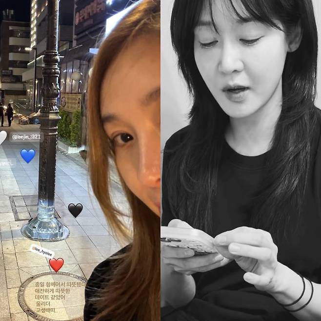 ▲ 옥주현, 성유리, 이진. 출처| 옥주현 SNS