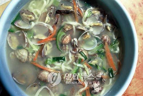 바지락 칼국수 [연합뉴스 자료 사진]