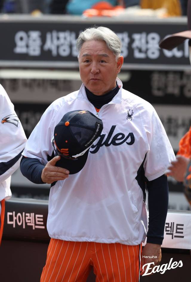 김경문 한화이글스 감독.