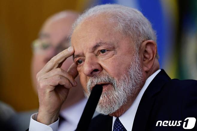 루이스 이나시우 룰라 다시우바 브라질 대통령. 2023.08.02 ⓒ 로이터=뉴스1