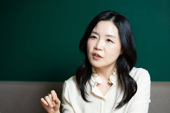 순자산 40억 원의 파이어족인 김운아 작가. 우상조 기자