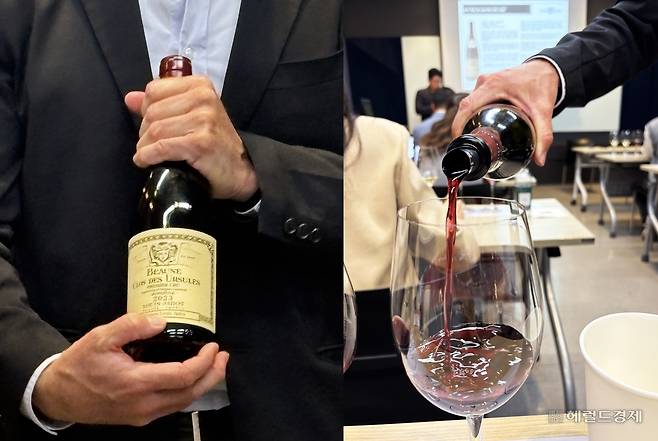 루이자도 100주년 기념 세미나에서 시음한 와인. 육성연 기자