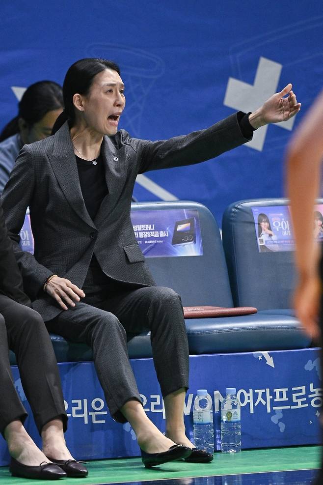 전주원 신임 우리은행 감독.WKBL 제공