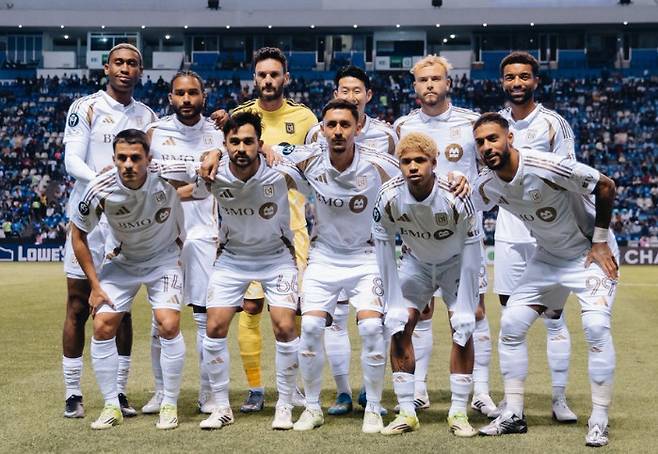 LAFC 선발 라인업. /사진=LAFC 공식 SNS 제공