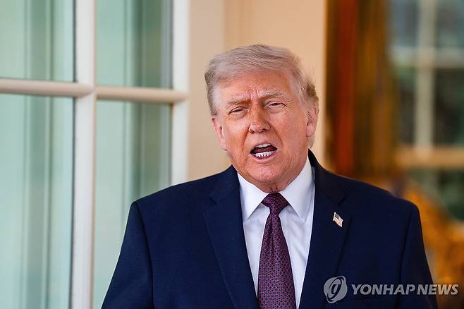 트럼프 대통령 [EPA 연합뉴스 자료사진. 재판매 및 DB 금지]
