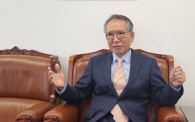 김형오 전 국회의장. 부산일보DB