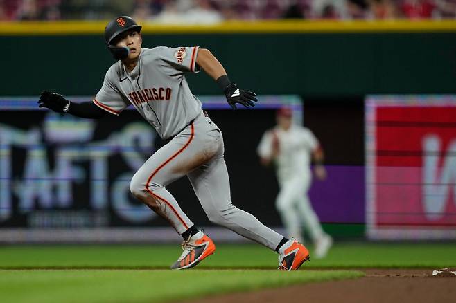 신시내티  원정 경기에 나선 이정후. AP연합뉴스