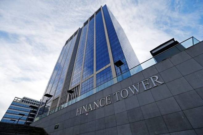 제이알글로벌리츠의 주요 투자자산인 벨기에 브뤼셀 소재 파이낸스 타워 컴플렉스.