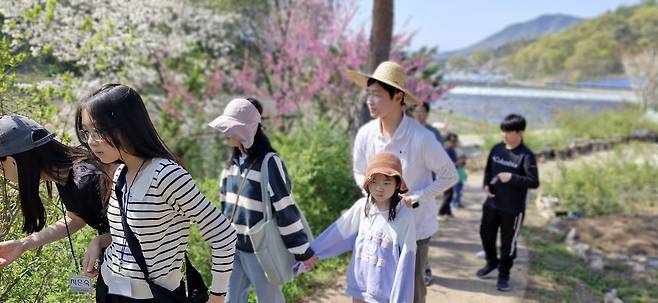 괴산군은 도시민의 귀농과 귀촌을 돕는 '괴산서울농장' 참가자가 해마다 늘어나며 안정적인 농촌 정착을 이끄는 시설로 자리를 굳혔다.  체험 모습    사진=괴산군 제공
