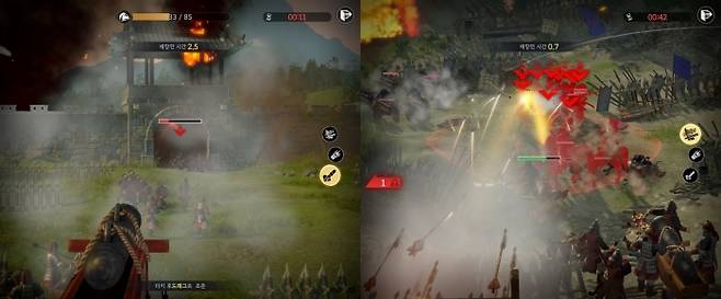 이벤트 성격이 강한 난사전. 공성과 수성 모두 경험해볼 수 있었다.