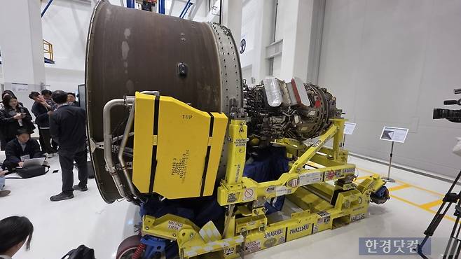 PW1100G-JM 엔진. 사진=신용현 기자