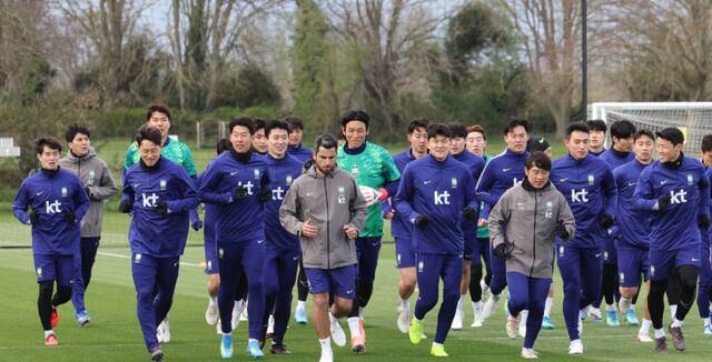 한국 축구 국가대표팀. 연합뉴스