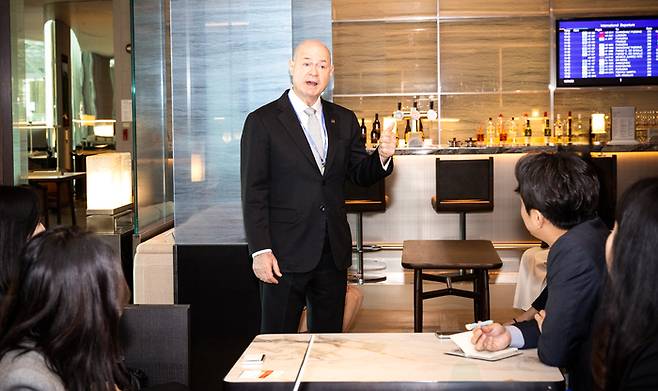 데이빗 페이시 대한항공 부사장. 대한항공