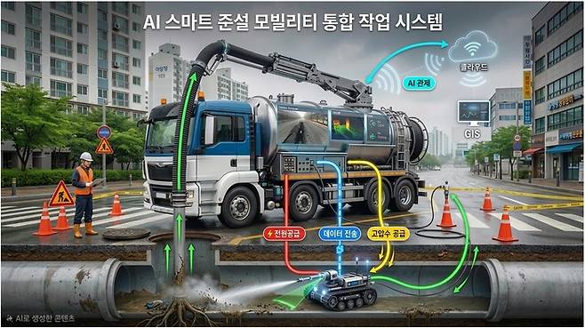 AI 스마트 준설 모빌리티 통합 작업 시스템 [경북도]