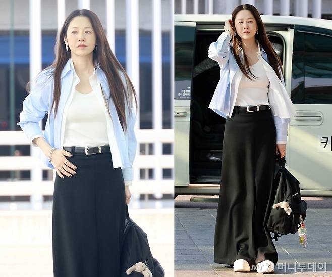 배우 고현정이 산뜻한 봄 패션을 선보였다. /사진=티파니앤코, 머니투데이 DB