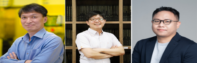 이번 연구를 수행한 조규진(왼쪽부터) 성균관대학교 교수, 노준석 포항공대 교수, 김인기 성균관대학교 교수.[과기정통부 제공]