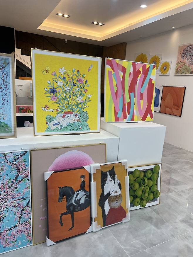 구리시 A갤러리서 전시된 작품들 [하태임 작가 제공. 재판매 및 DB 금지]